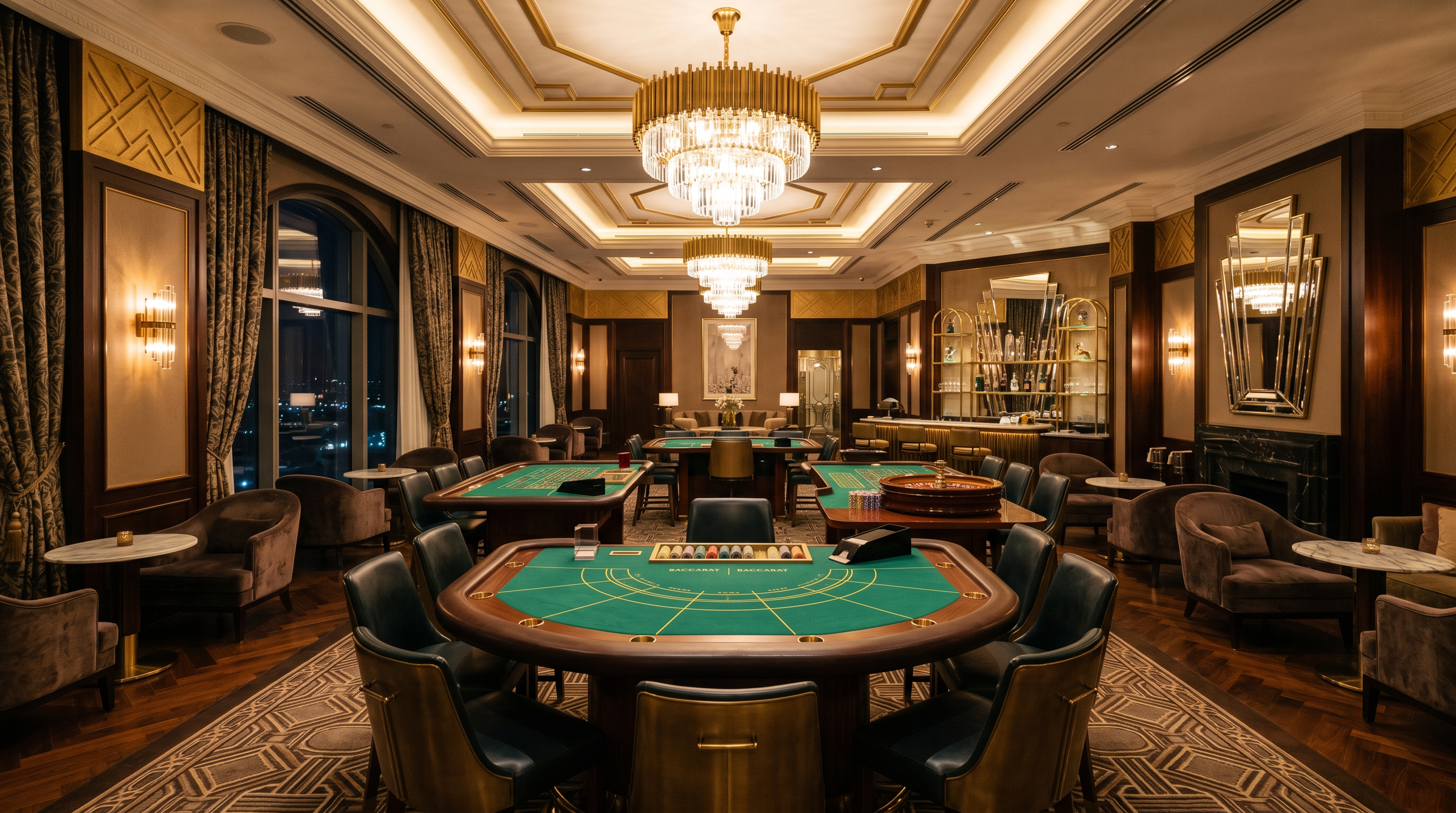 Elegant casino gaming lounge at BestRankingUK